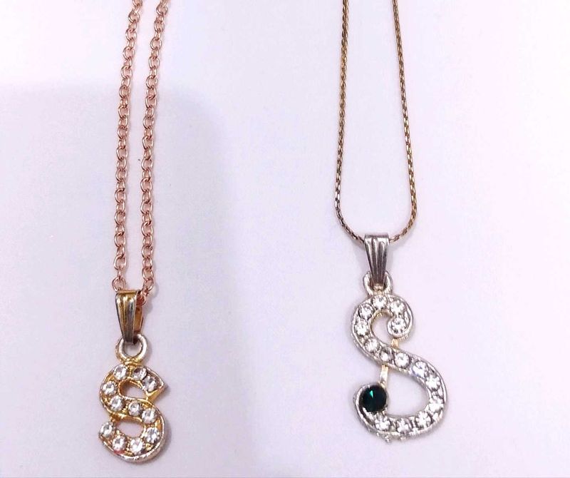 Letter &#39;S&#39; Pendants