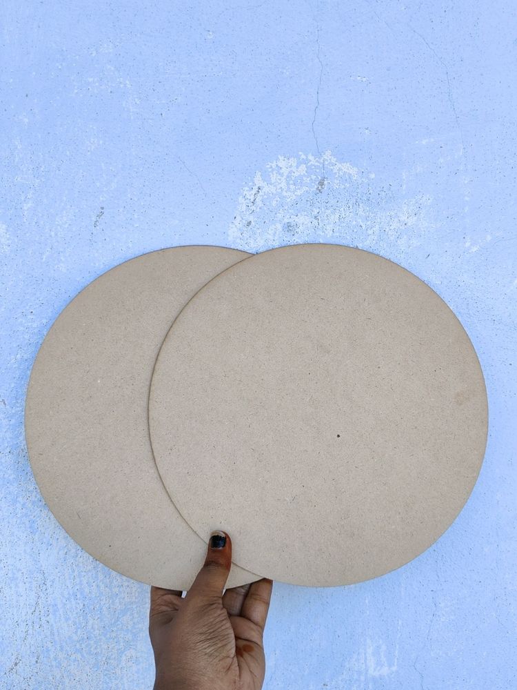 (Pack Of 2)Mdf Board (10 ×10 Inch)