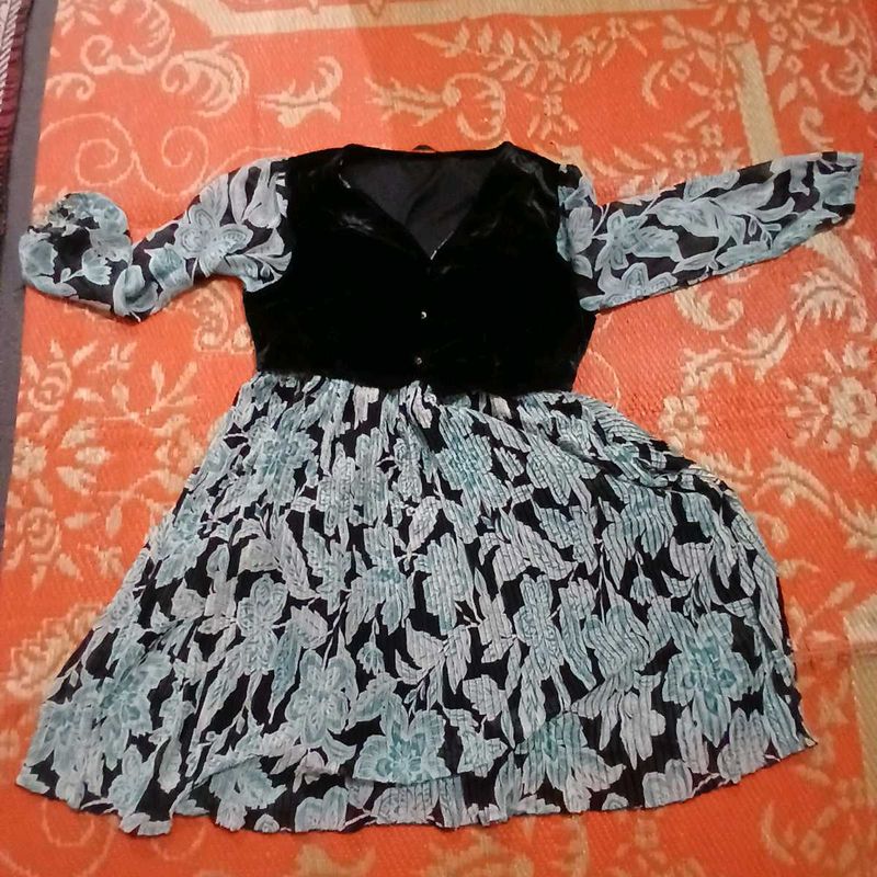 Floral Print Mini Dress