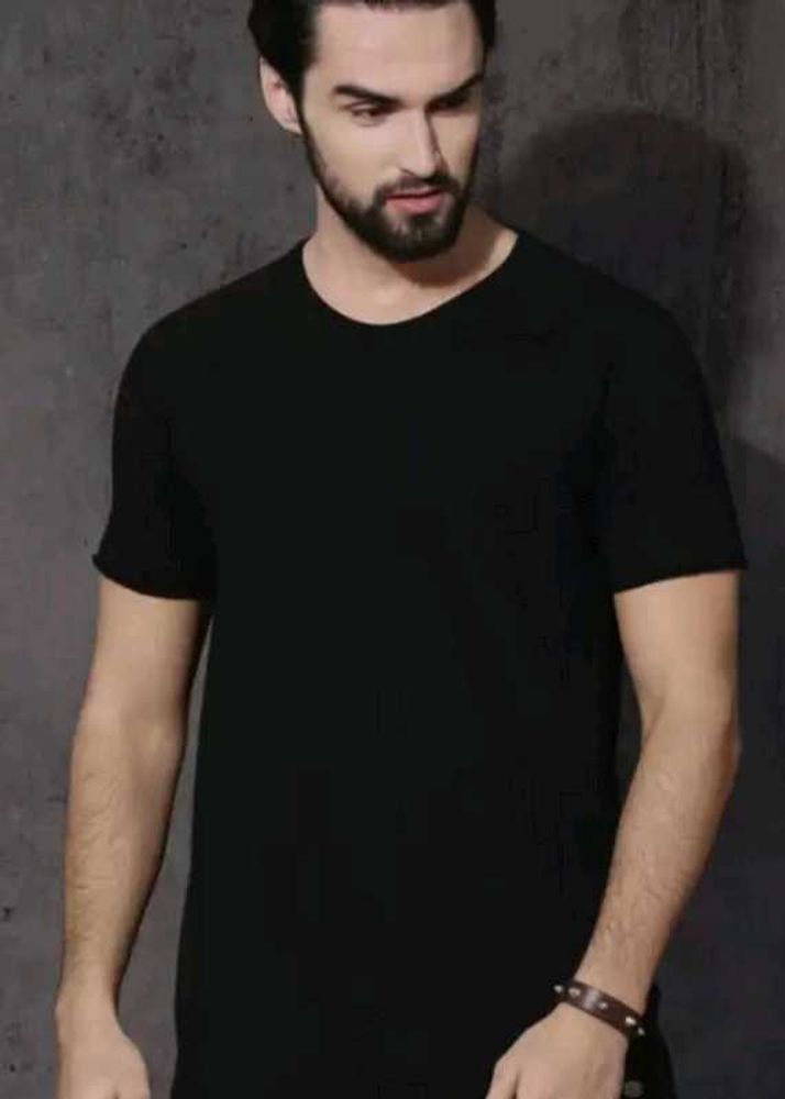Classic Black Crew Neck Tee
