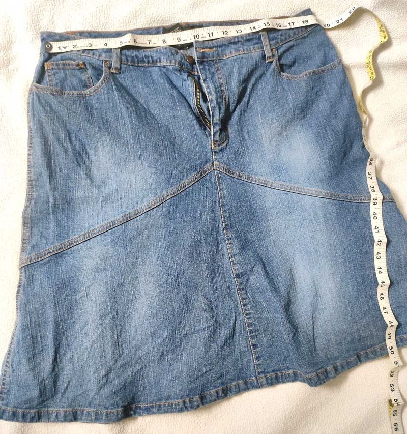 XXL Denim Skirt