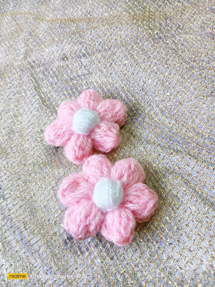 Handmade Crochet Cute Hair Clip