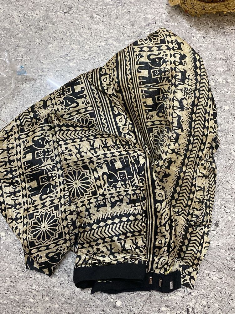 Patterned Long Skirt