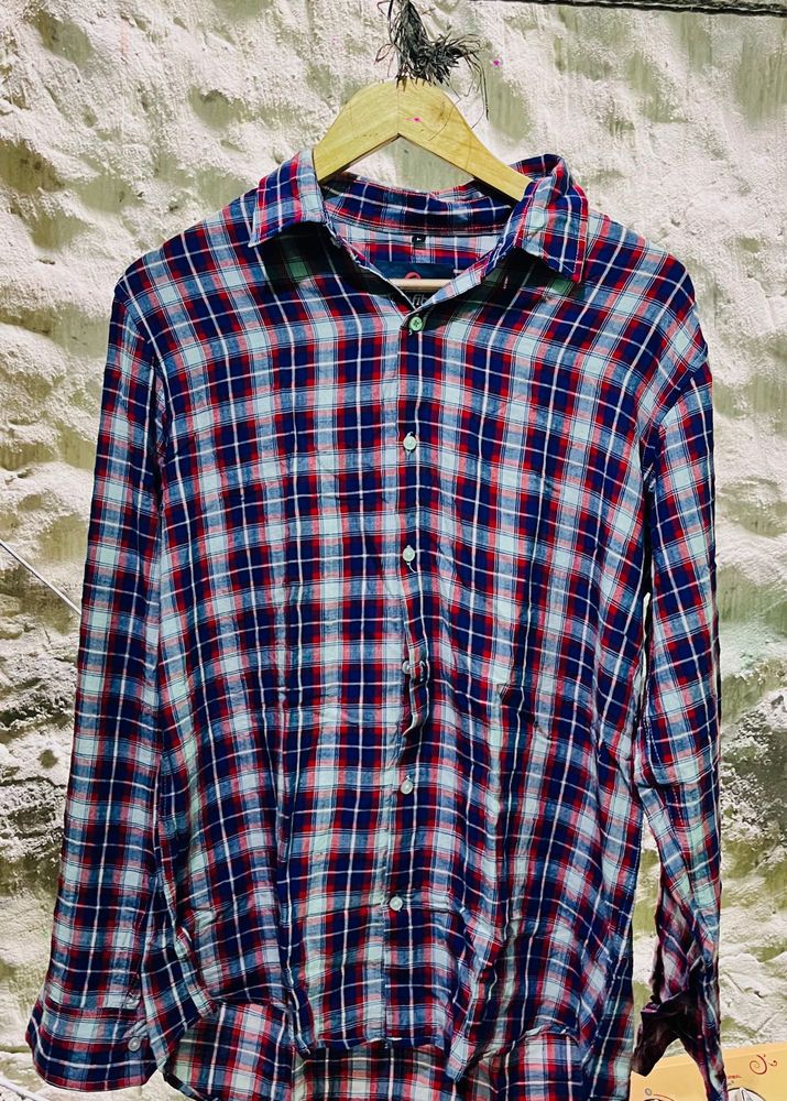 Vintage Plaid Flannel Shirt