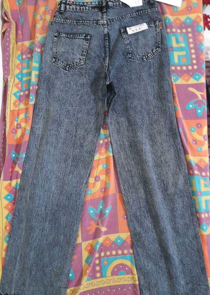 Grey Denim Jeans