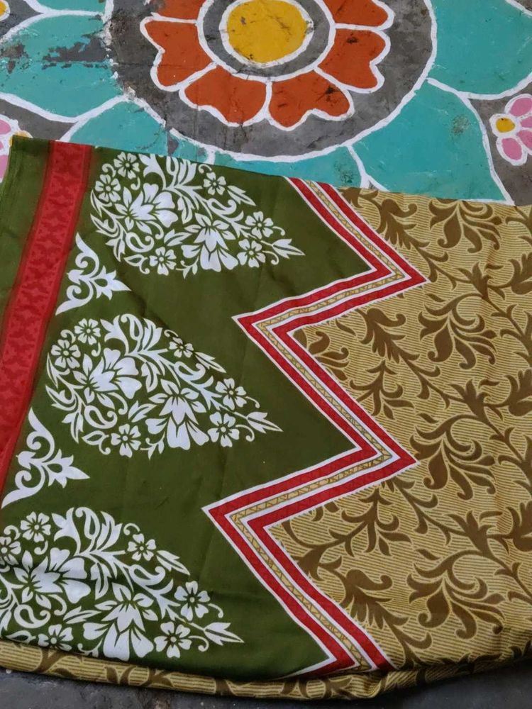 Elegant Floral Saree