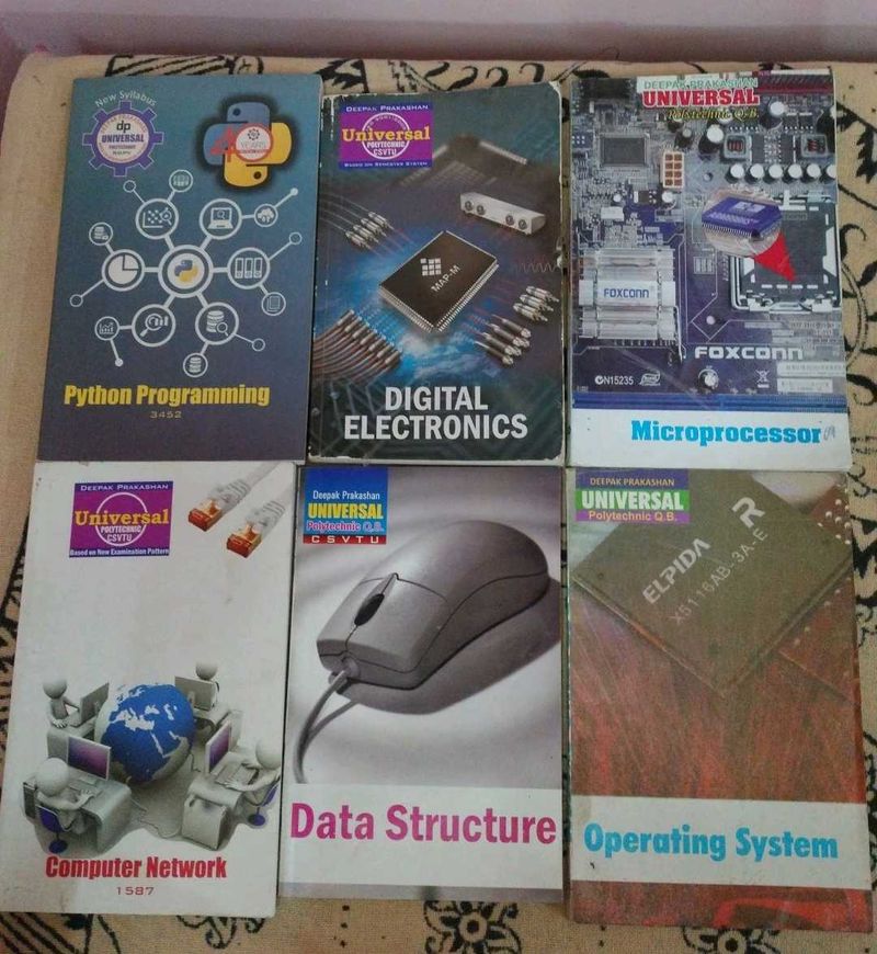 Computer Science Textbook Bundle set Of 7