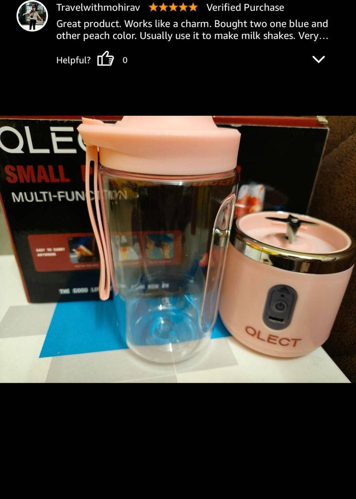 Portable Blender Pink