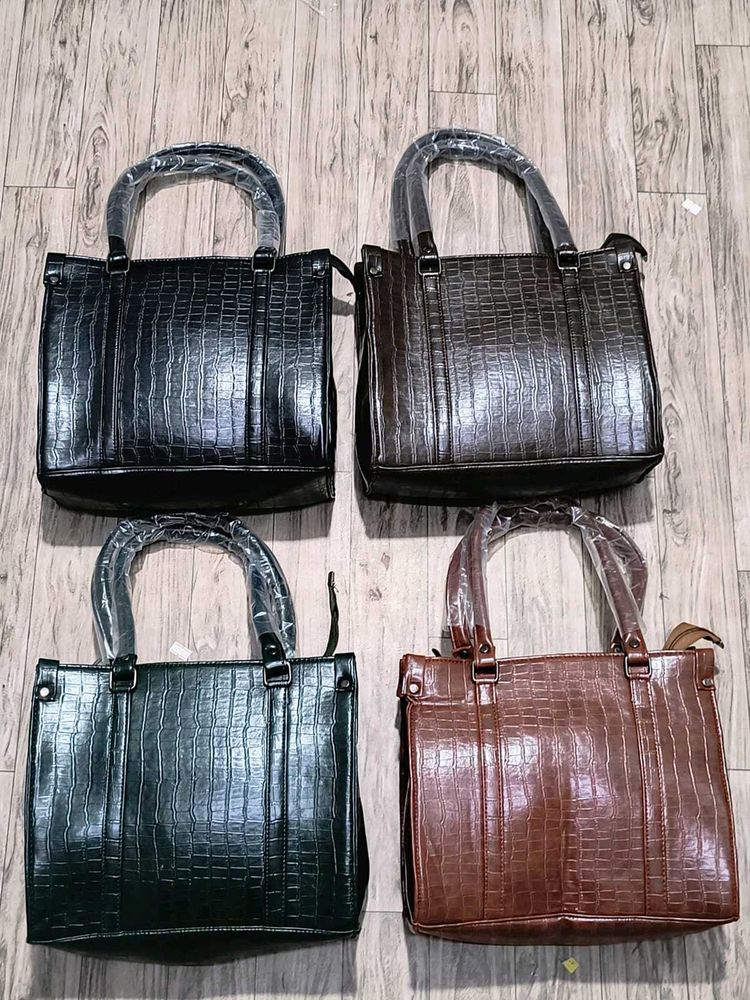 Crocodile Pattern Handbag