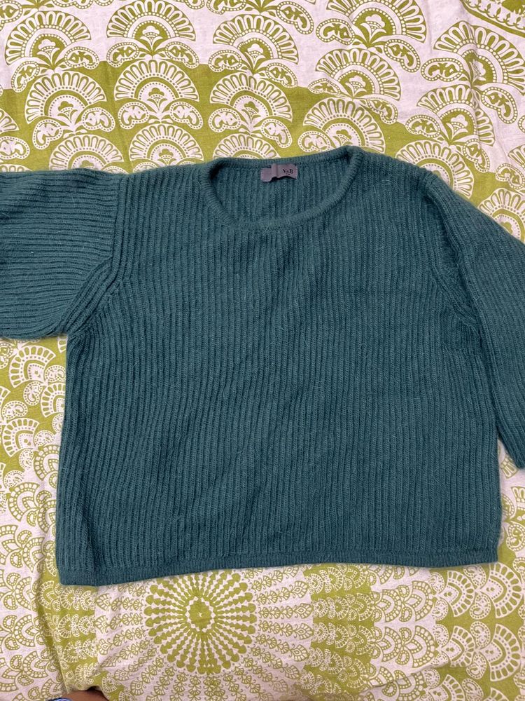 Green Knit Sweater