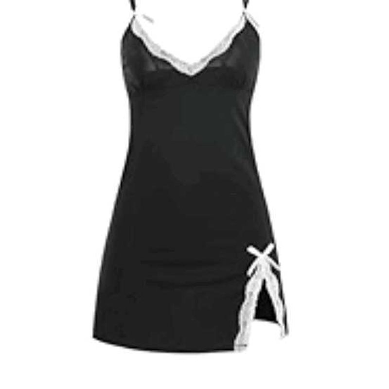 Lace Ribbon Bodycon Mini Dress