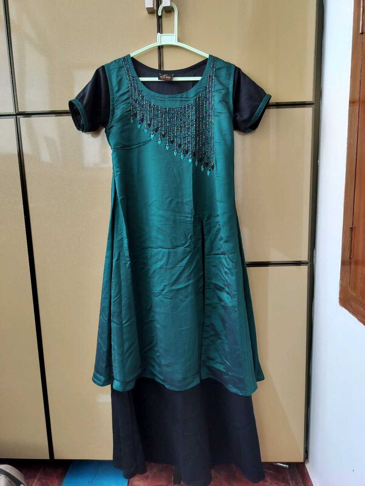 Two Layer Elegant Night Gown