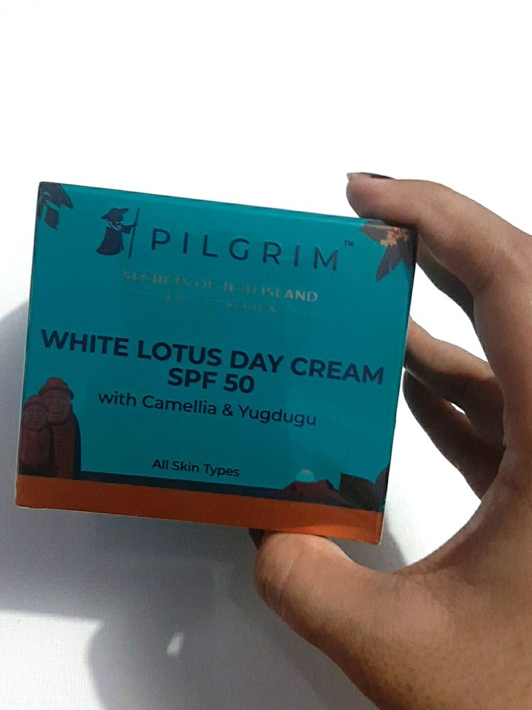 Pilgrim White Lotus Day Cream With spf50