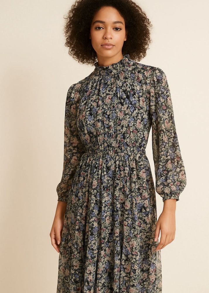 Green Multi Floral D