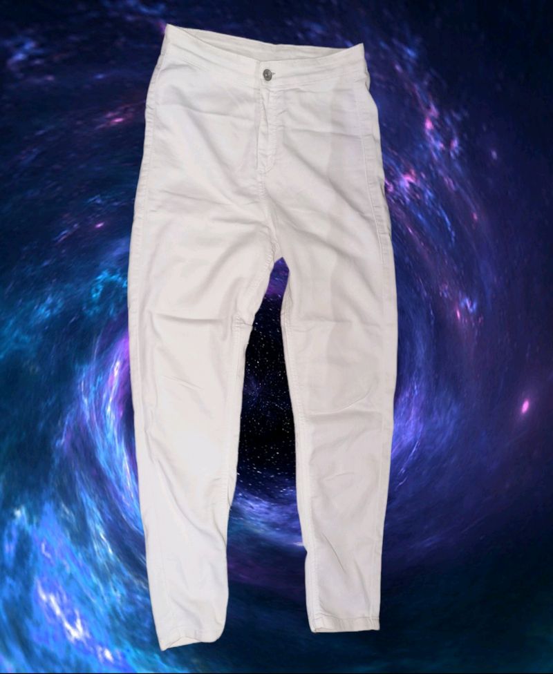White Stretching Jeans, Koovs