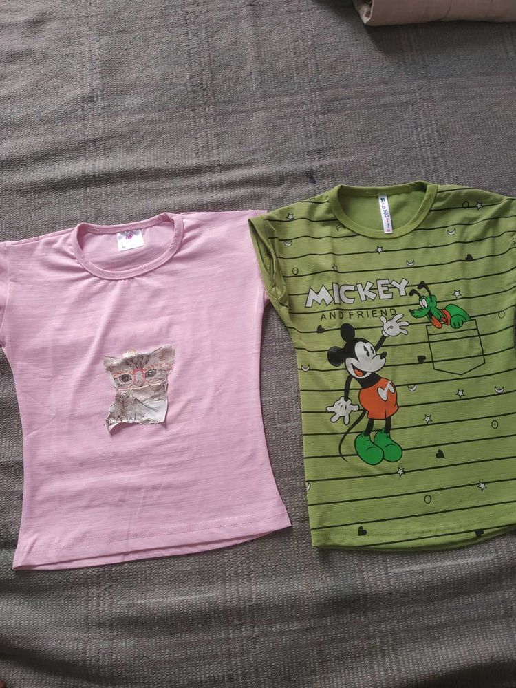 Girls Kids T Shirt Combo