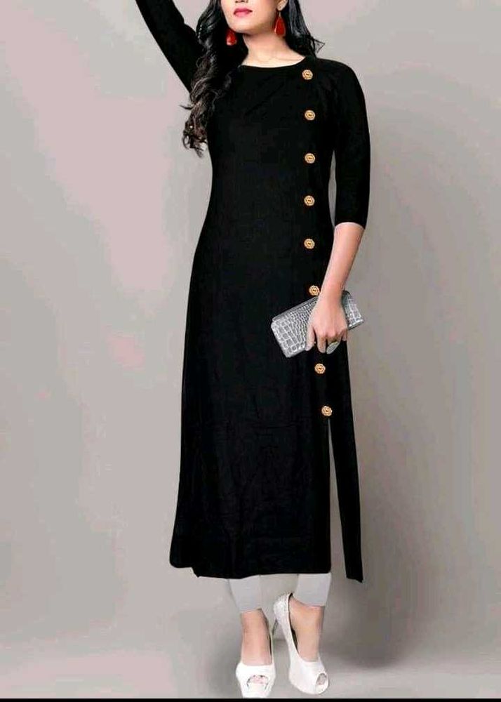 Elegant Black Kurta