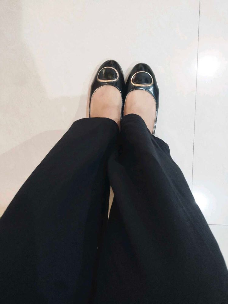 Black Patent Leather Flats