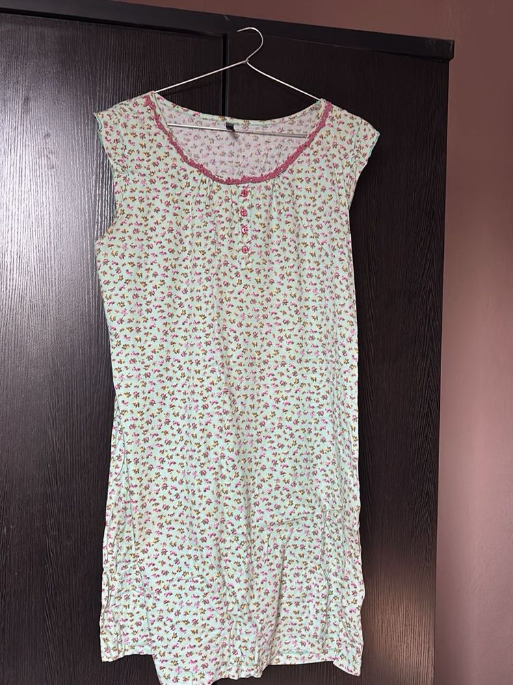 Floral Print Nightdress
