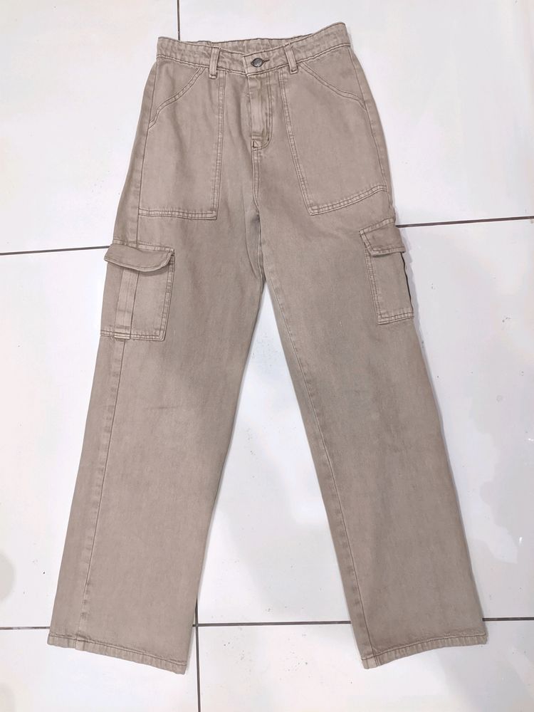 Women Cargo Jeans Pant 🌸