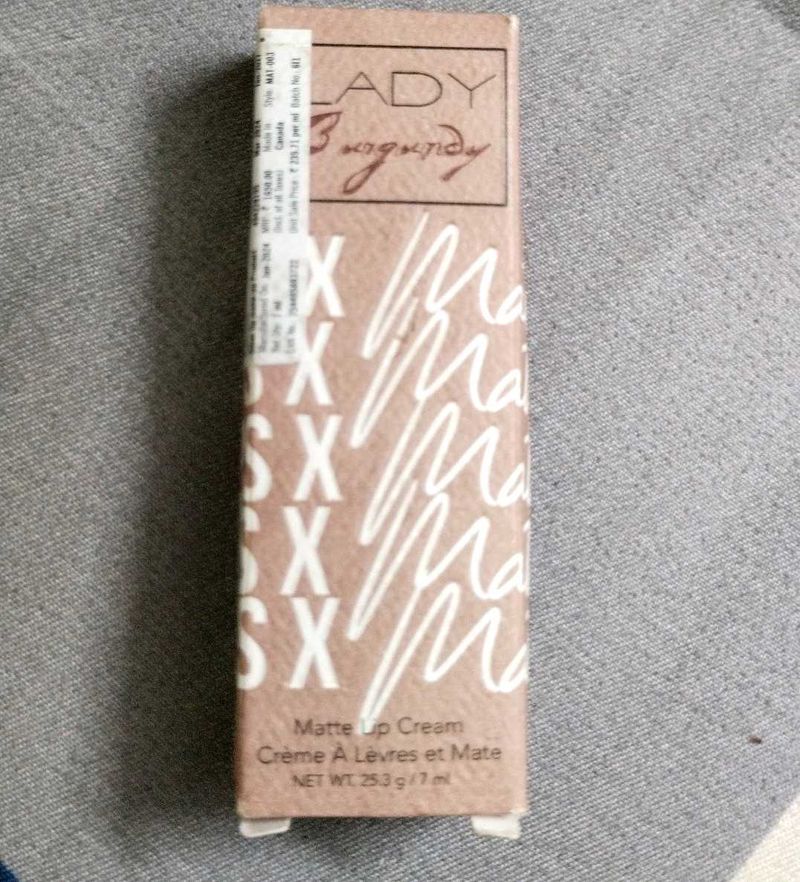 Lady Burgundy Matte Lip Cream