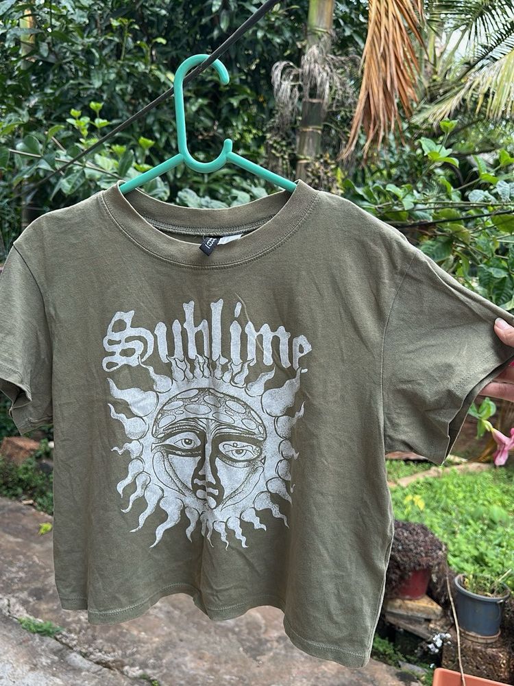 Olive Green Sublime Tee