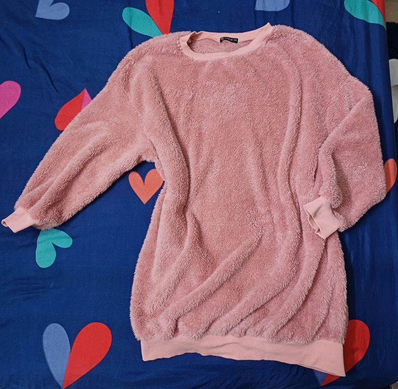 Cute Fluffy Pink Dress