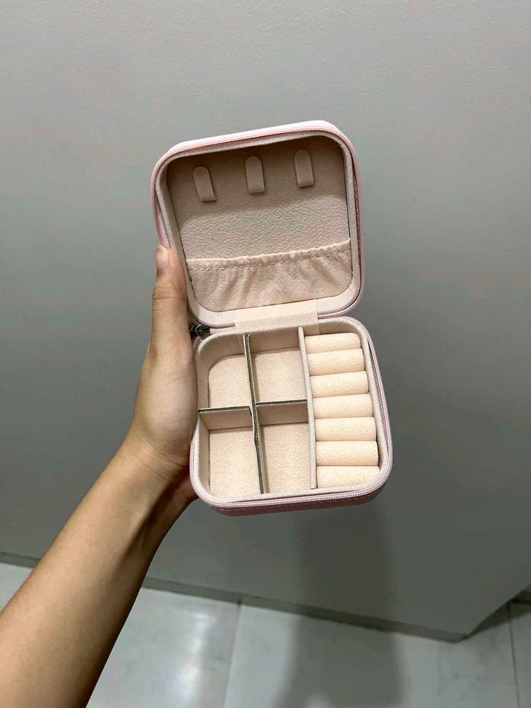 Pink Travel Jewelry Case✨✨