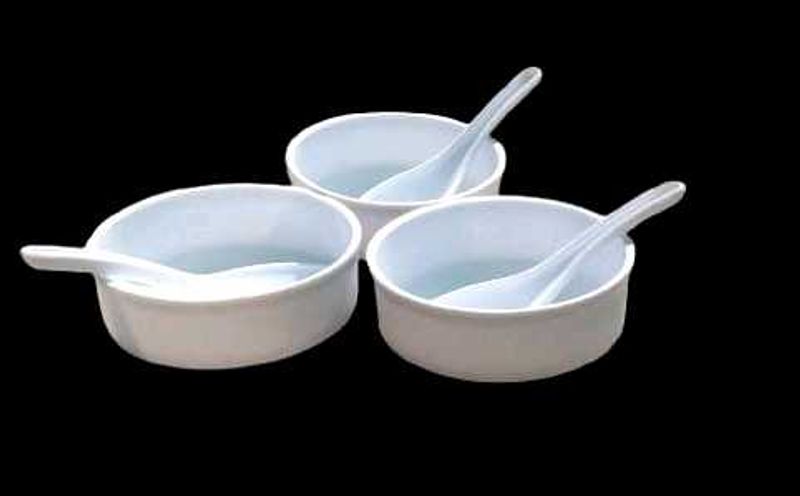 Sauce Bowls with Spoons