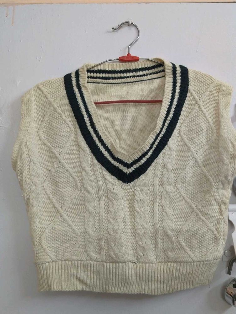 Vintage Knitted Cricket Vest