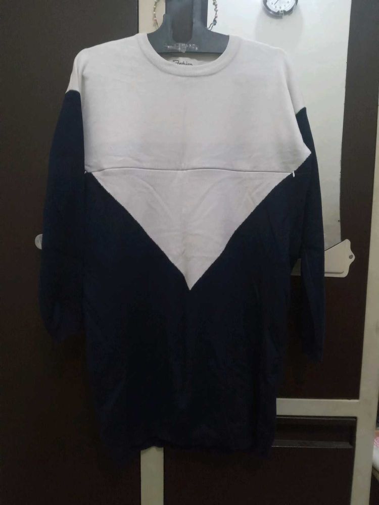 Heavy Winter Woolen Sweetshirts Stylish Block Top