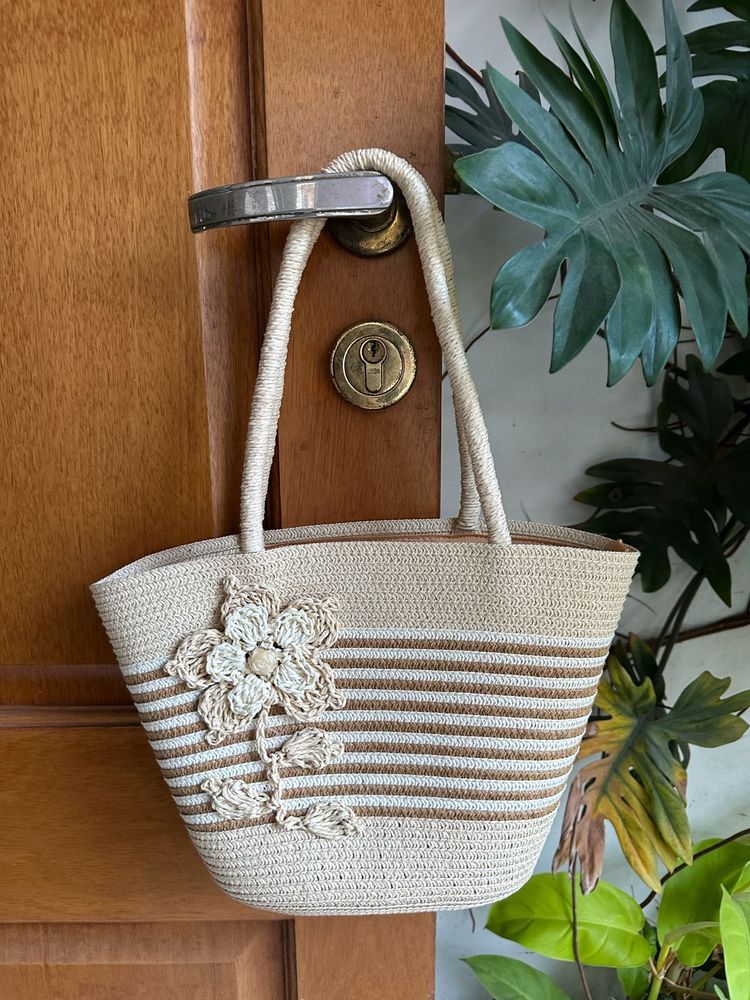 Striped Tote Bag