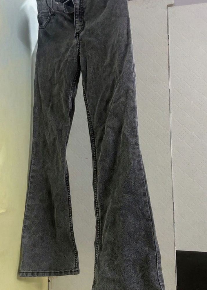 Lightly Washed Bootcut Jeans