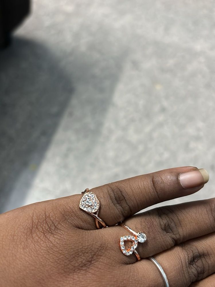 Heart Rings Set