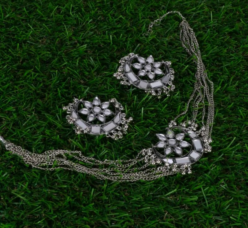 Oxidised Necklace Set With Earings ❤️