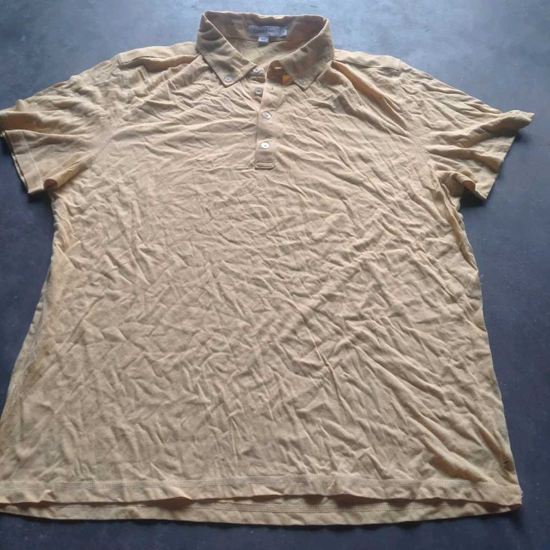 Casual Tan Polo Shirt