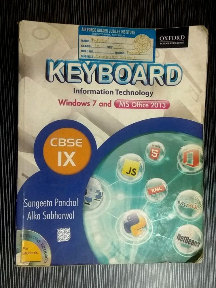Information Technology Class 9 [Keyboard]
