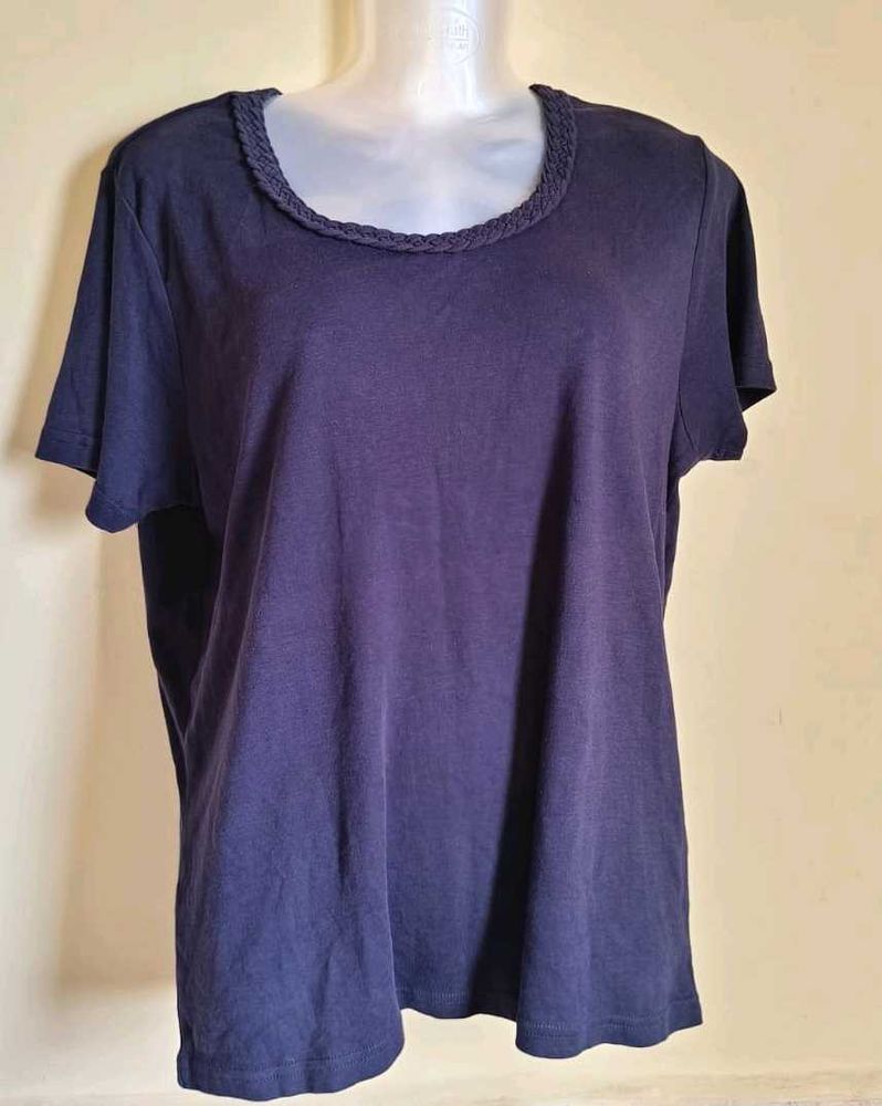 BOGO 🎁 Buy One Get 1🎁Size  L NavyBlue Casual Top