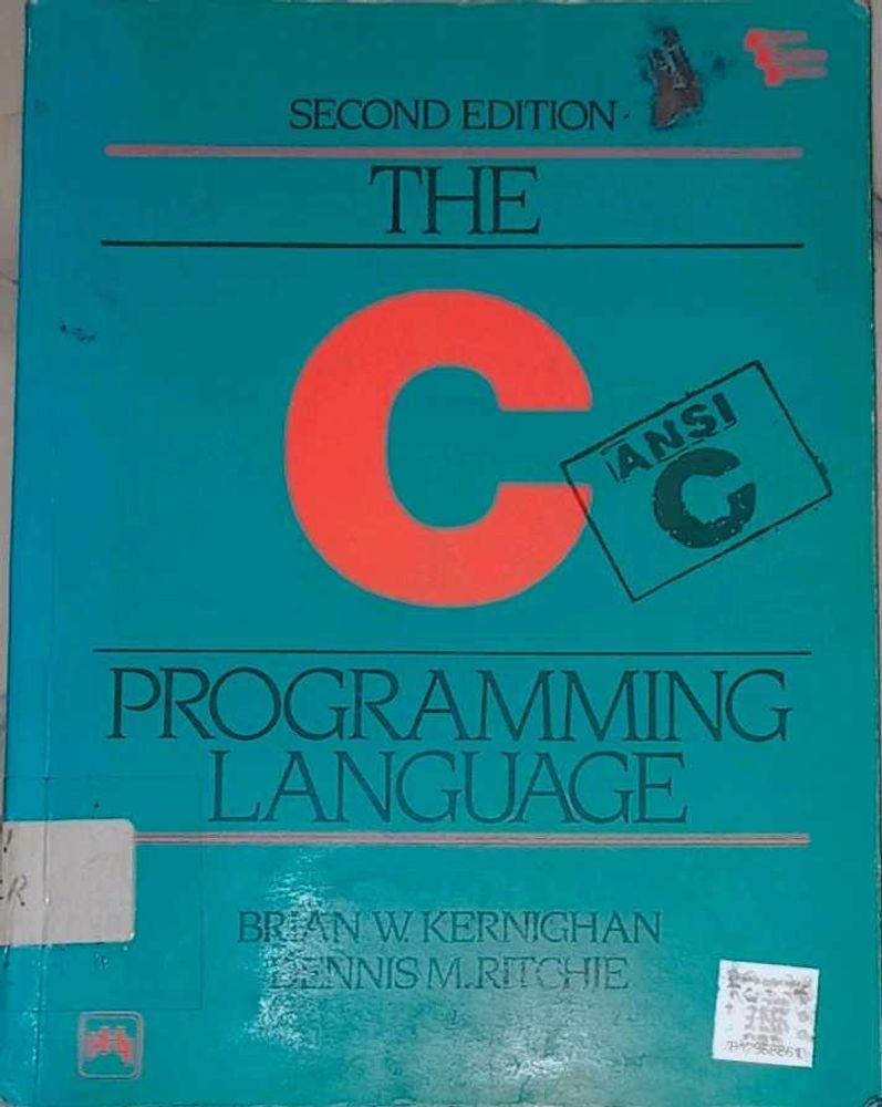 THE C PROGRAMMING LANGUAGE[Second Edition]