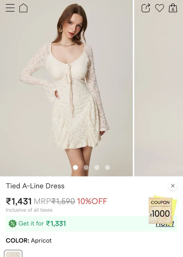 Savana Lace bell sleeves Mini Dress