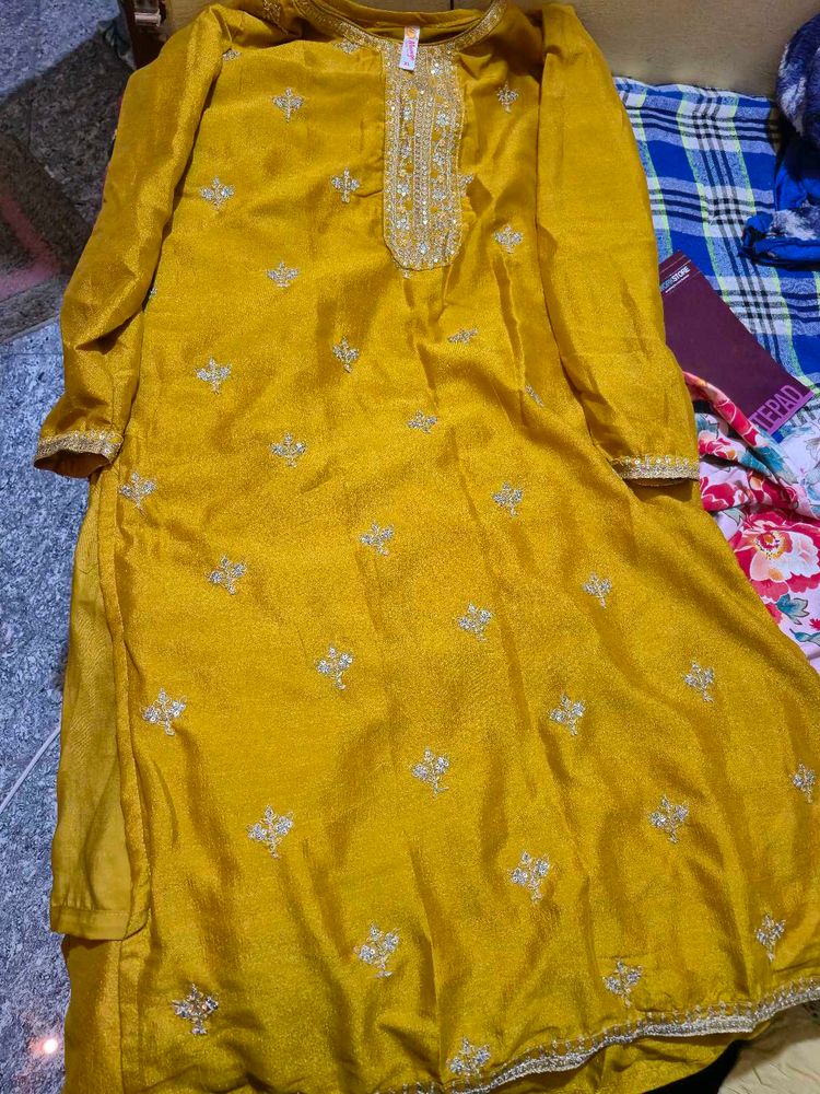Elegant Yellow Kurta