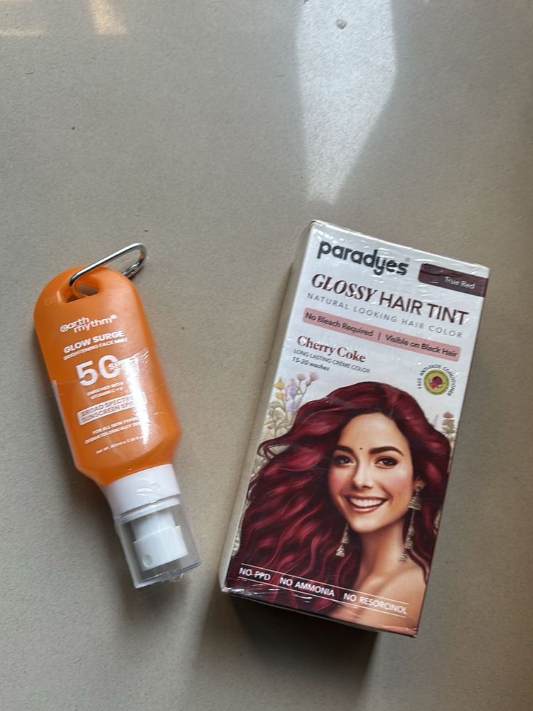 Haircolour + sunscreen