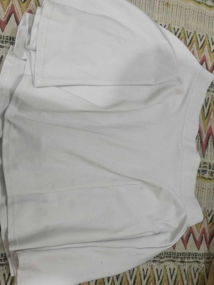 White skorts