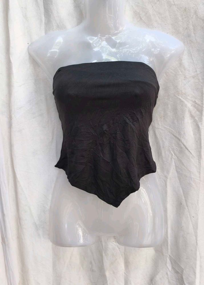 142311. Black Bandeau Style Top