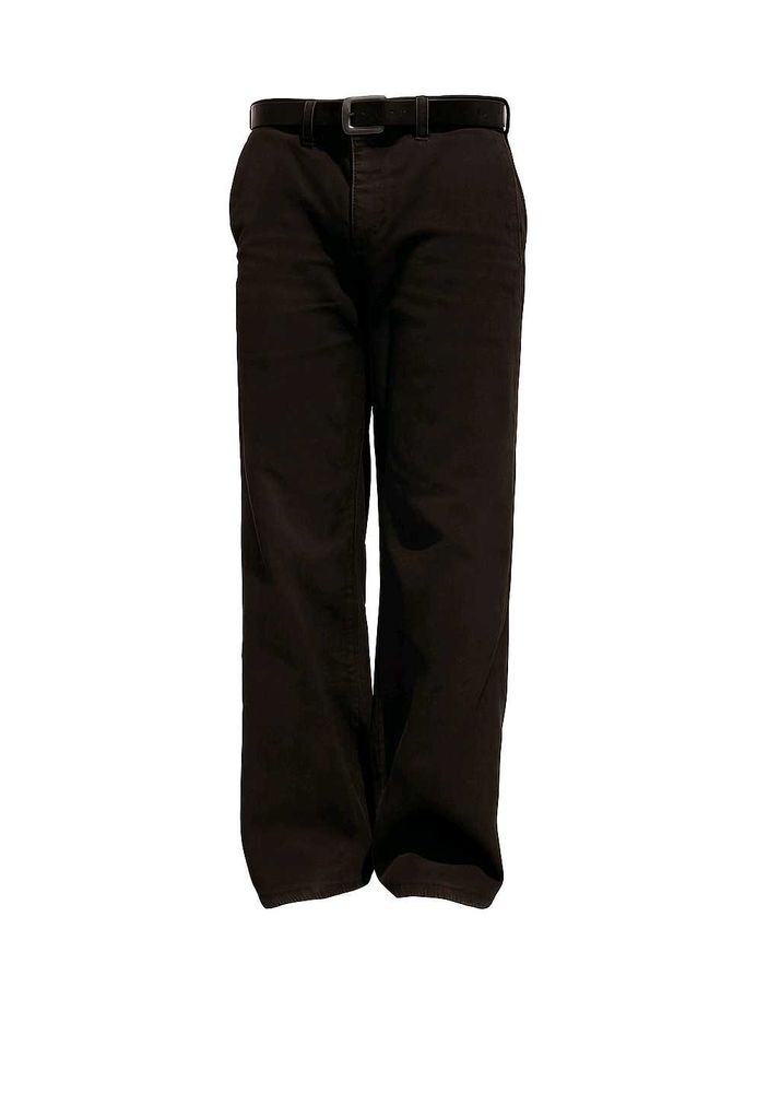 Dark Olive Velvet Straight Pant