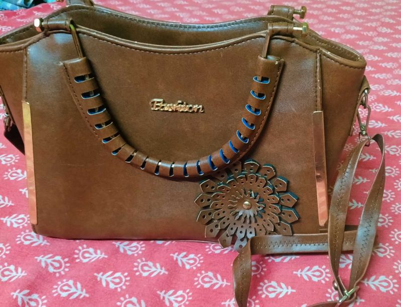 Brown Fashion Handbag