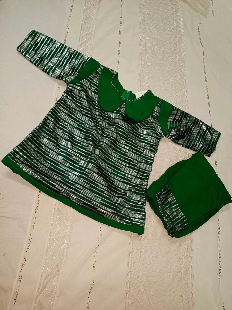 Cute Green Salwar Kameez