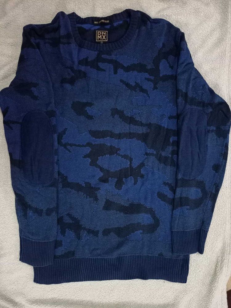 ❗ FREE DELIVERY❗Blue Camo Sweater for men