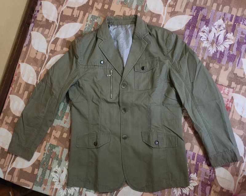 Dark Green Colour Blazer For Men
