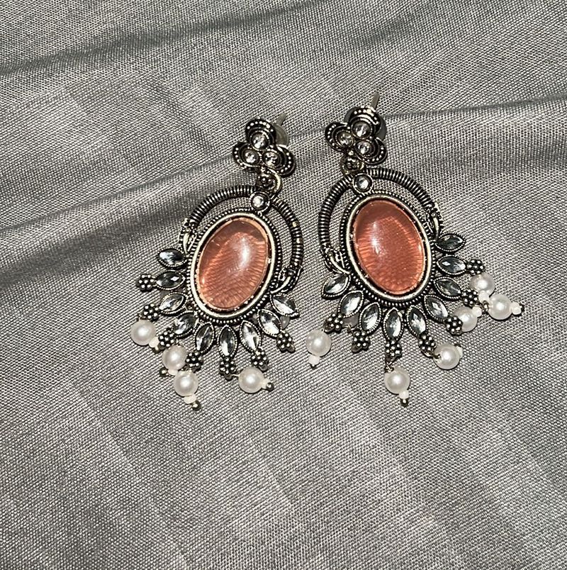 Pink Jhumka